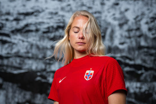 Guro Bergsvand of the Norwegian national football team