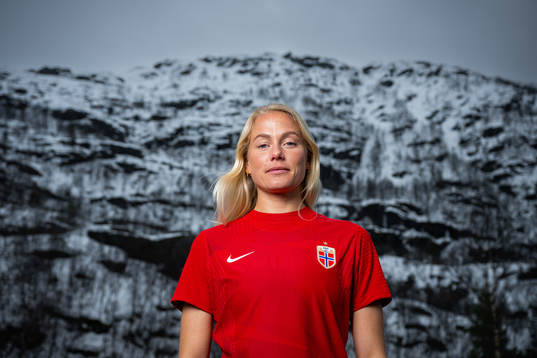 Guro Bergsvand of the Norwegian national football team