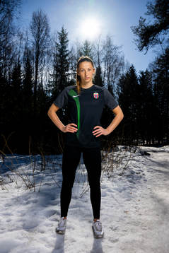 Goalkeeper Cecilie Fiskerstrand of the Norwegian national