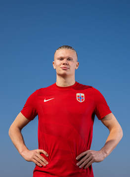Erling Braut Haaland of the Norwegian national football