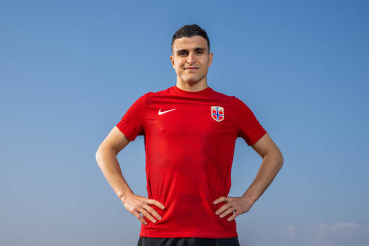 Mohamed Elyounoussi of the Norwegian national football team