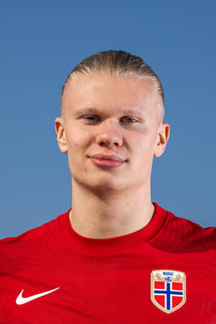 Erling Braut Haaland of the Norwegian national football