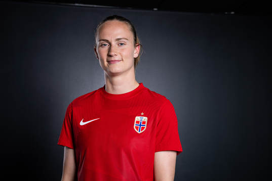 Caroline Graham Hansen of the Norwegian national football