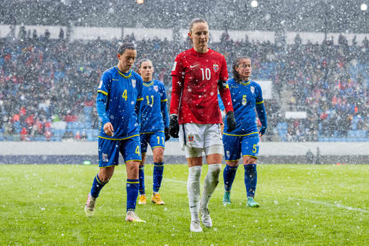 Caroline Graham Hansen of Norway at half-time