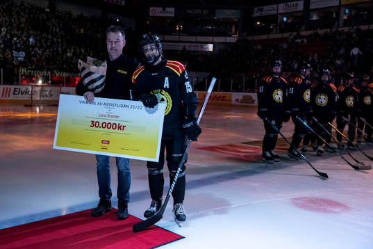 Brynäs Lara Stalder vinnare av assistligan