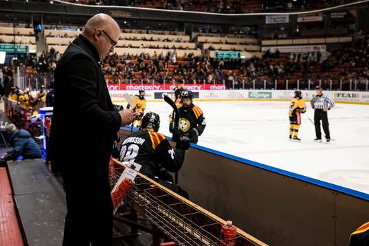 Brynäs tränare Henrik Glaas