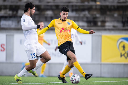 Lunds Dion Krasniqi och IFK Malmös Geronimo Balint