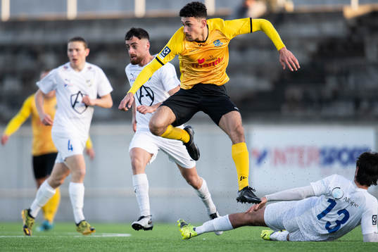 Lunds Dion Krasniqi och IFK Malmös Geronimo Balint