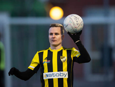 IFK Hässleholms  Danny Gunnarsson i matchen i div. 2
