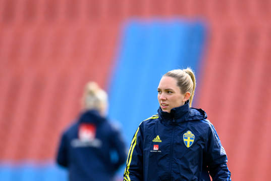 Elin Rubensson of the Swedish women's national football team
