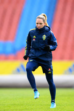 Elin Rubensson of the Swedish women's national football team