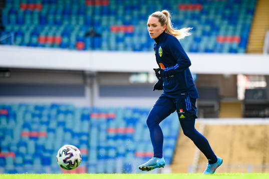 Elin Rubensson of the Swedish women's national football team