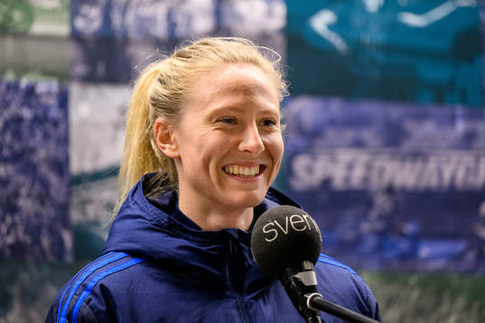 Rebecka Blomqvist of the Swedish women's national football