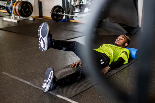 Häckens Benie Traoré rehab tränar
