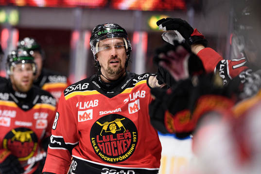 Luleås Sami Lepistö jublar