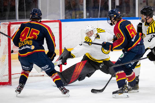 Brynäs målvakt Isac Grönhagen släpper in 2-1 av