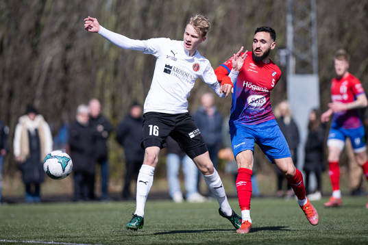 Höganäs Mustafa Khalili och Hittarps Tim Amilon Persson