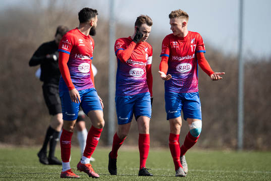 Höganäs Mustafa Khalili, Oskar Lindblom och Hugo Bogren