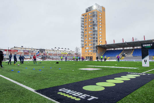 Interiör av tunavallen