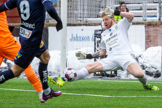 AFC Eskilstunas målvakt Nick Wolters
