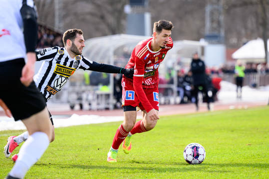 Landskronas Alexander Tkacz och Skövdes Aldin Basic