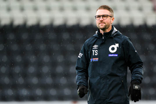 Degerfors tränare Tobias Solberg