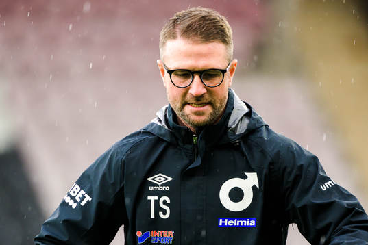 Degerfors tränare Tobias Solberg