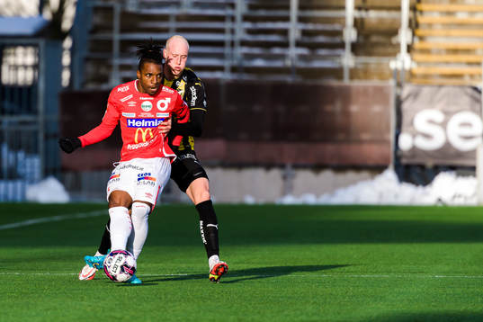 Degerfors Joseph-Claude Agyeman Gyau och Häckens Valgeir