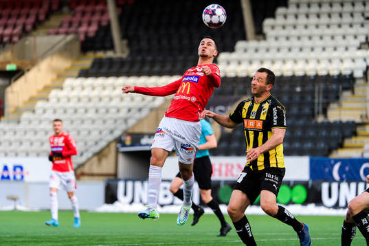 Degerfors Abdelrahman Saidi och Häckens Even Hovland