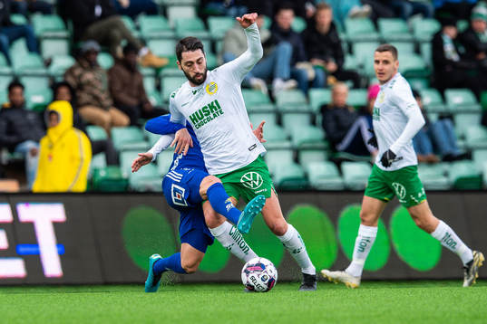 Sundsvalls Pontus Silfwer och Hammarbys Nahir Besara