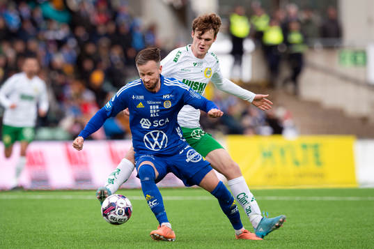 Sundsvalls Robert Lundström och Hammarbys Williot Swedberg