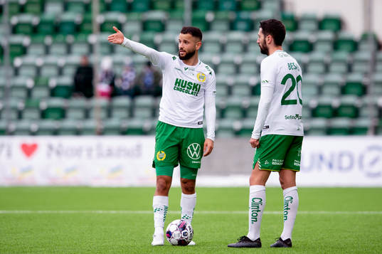 Hammarbys Mohanad Jeahze och Nahir Besara