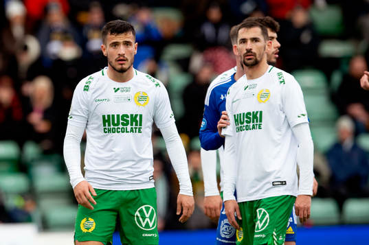 Hammarbys Astrit Selmani och Loret Sadiku
