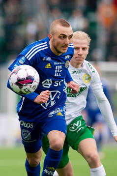 Sundsvalls Dennis Olsson och Hammarbys Gustav Ludwigson