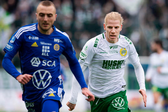 Sundsvalls Dennis Olsson och Hammarbys Gustav Ludwigson
