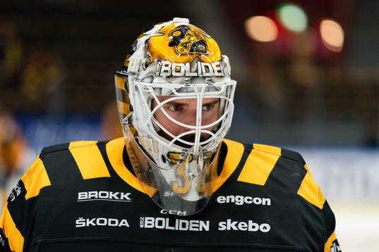Skellefteås målvakt Gustaf Lindvall