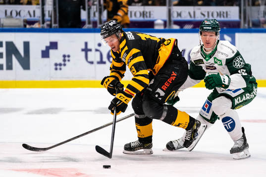 Skellefteås Filip Roos och Färjestads Gustav Rydahl