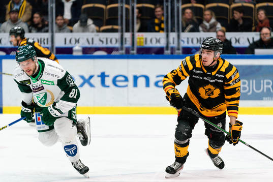 Färjestads Theodor Lennström och Skellefteås Adam Wilsby