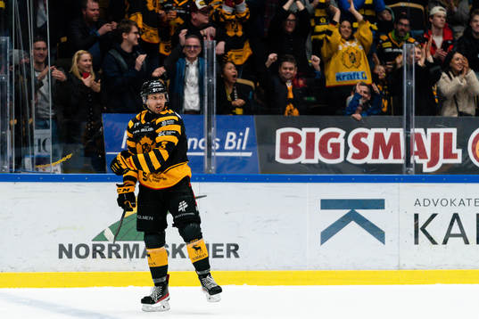 Skellefteås Michael Kapla jublar