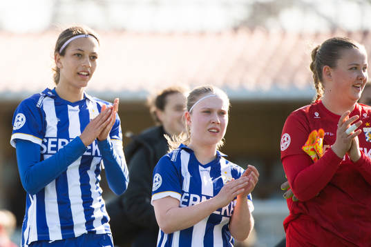 IFK Göteborgs Malva Larsson, Selma Holmberg och Målvakt
