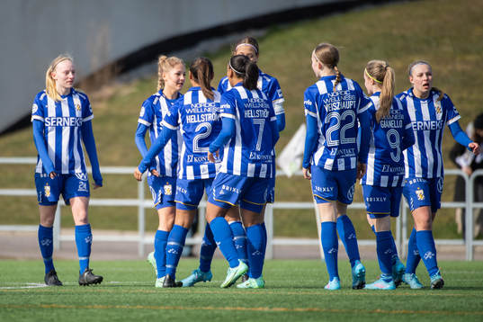 IFK Göteborgs spelare jublar