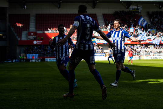 IFK Göteborgs Gustav Svensson jublar