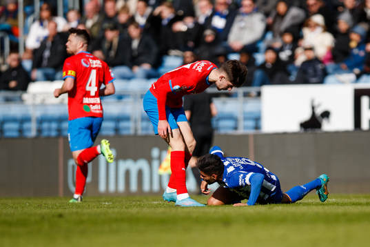 Helsingborgs Armin Gigovic och IFK Göteborgs Hosam Aiesh