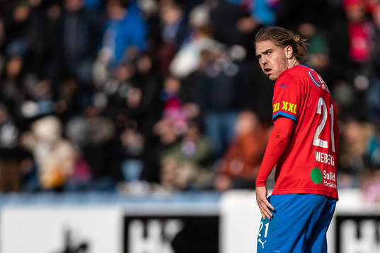 Helsingborgs Charlie Weberg deppar