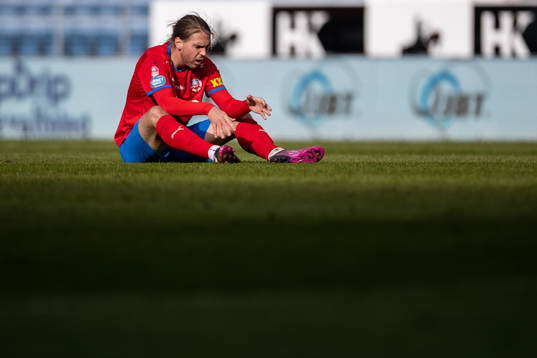Helsingborgs Charlie Weberg deppar