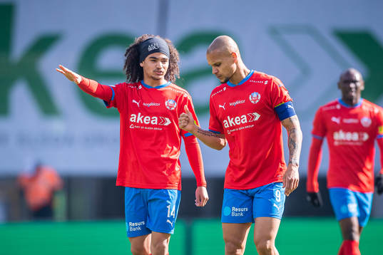 Helsingborgs Adam Kaied och Anthony van
