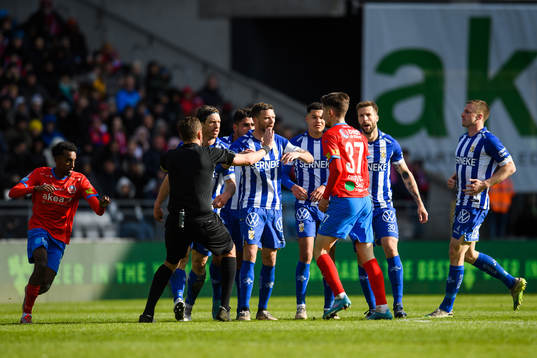 IFK Göteborgs Marcus Berg och Helsingborgs Armin Gigovic