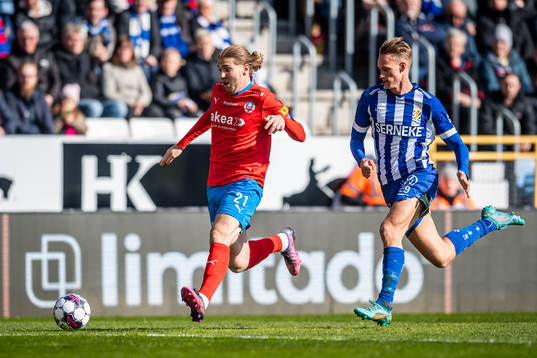 Helsingborgs Charlie Weberg och IFK Göteborgs Oscar