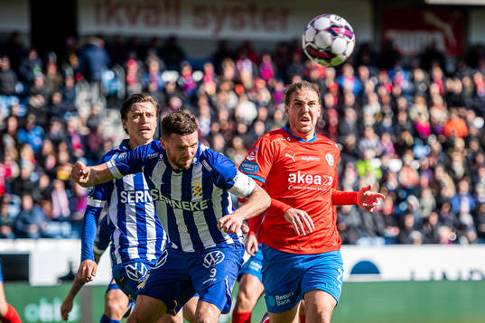 IFK Göteborgs Marcus Berg och Helsingborgs Charlie Weberg