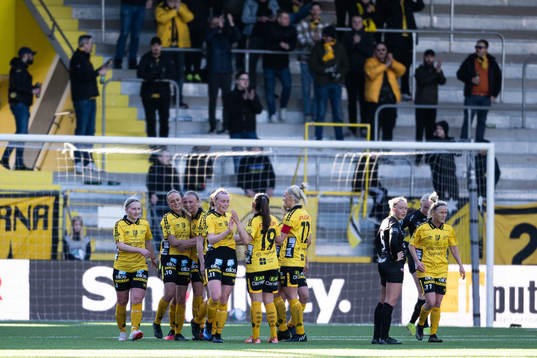 Elfsborgs spelare jublar